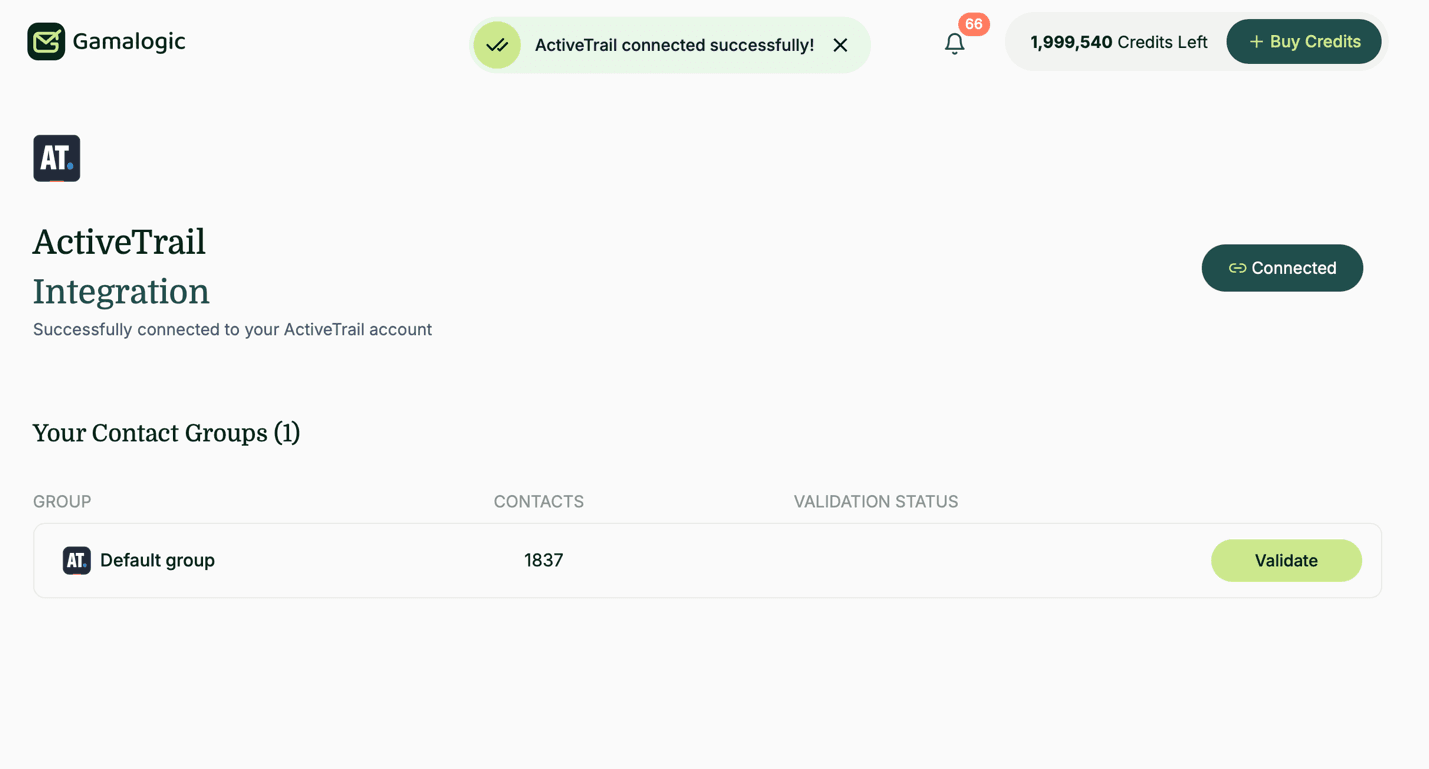 ActiveTrail Contacts