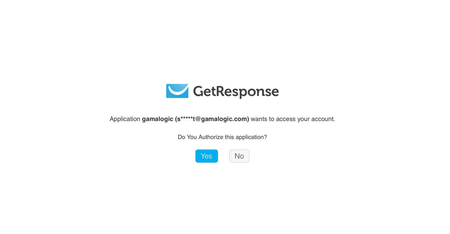 GetResponse OAuth