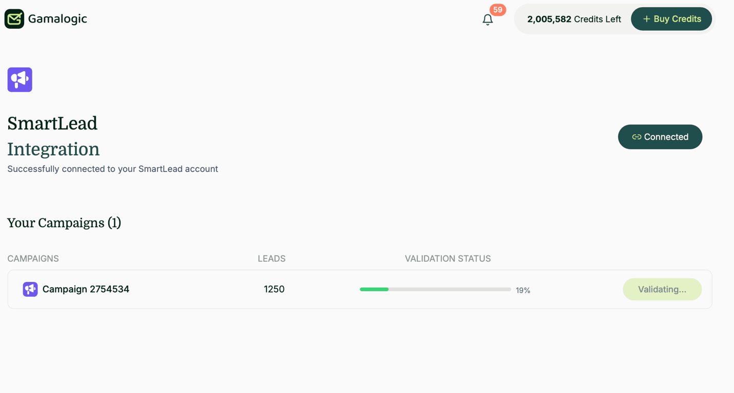 Smartlead Validation