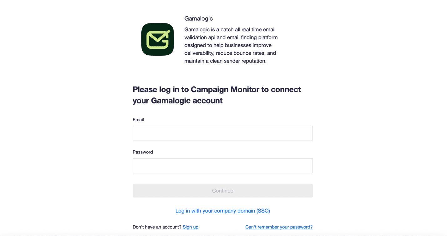 Campaign Monitor OAuth Authorization