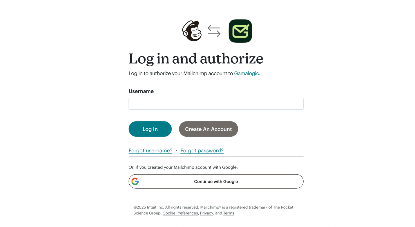 Mailchimp Auth
