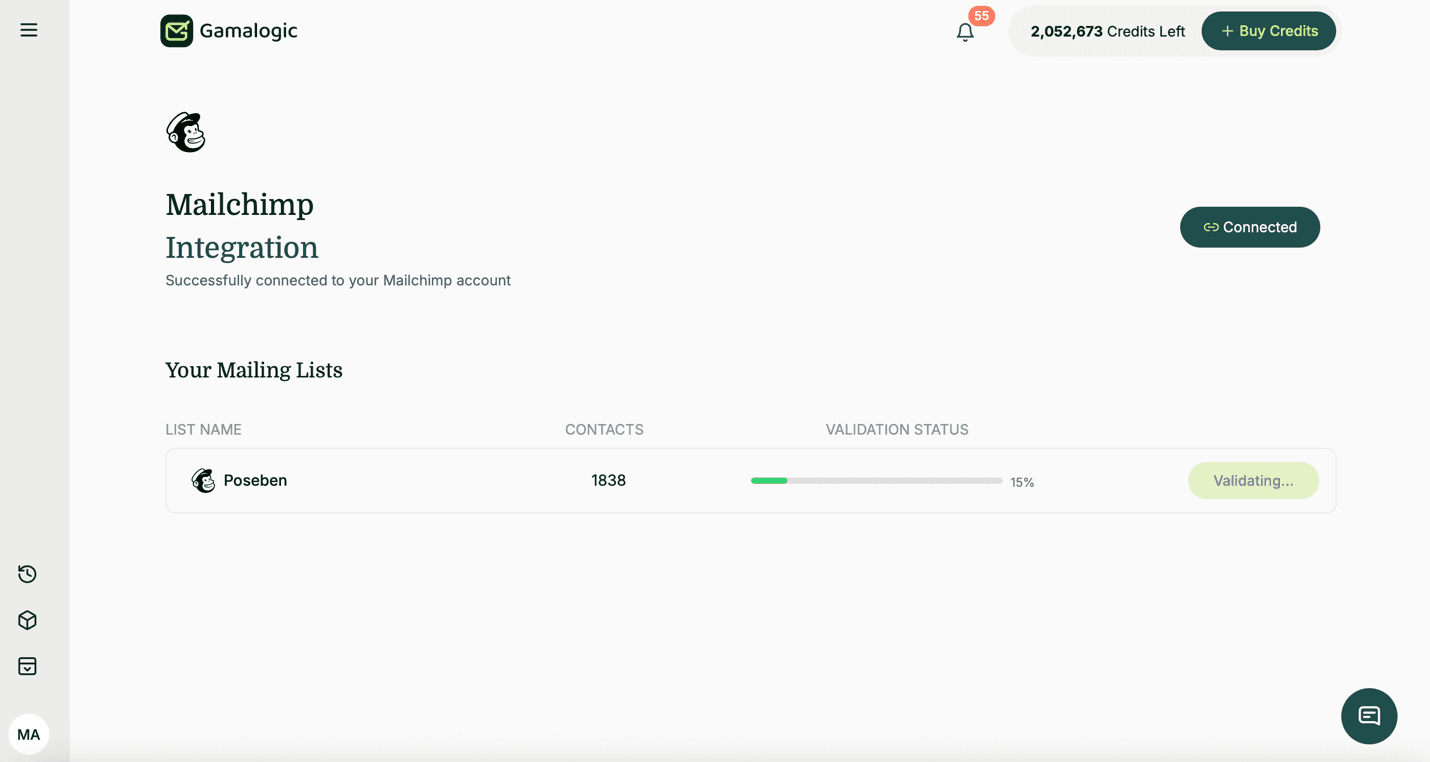 Mailchimp Validate