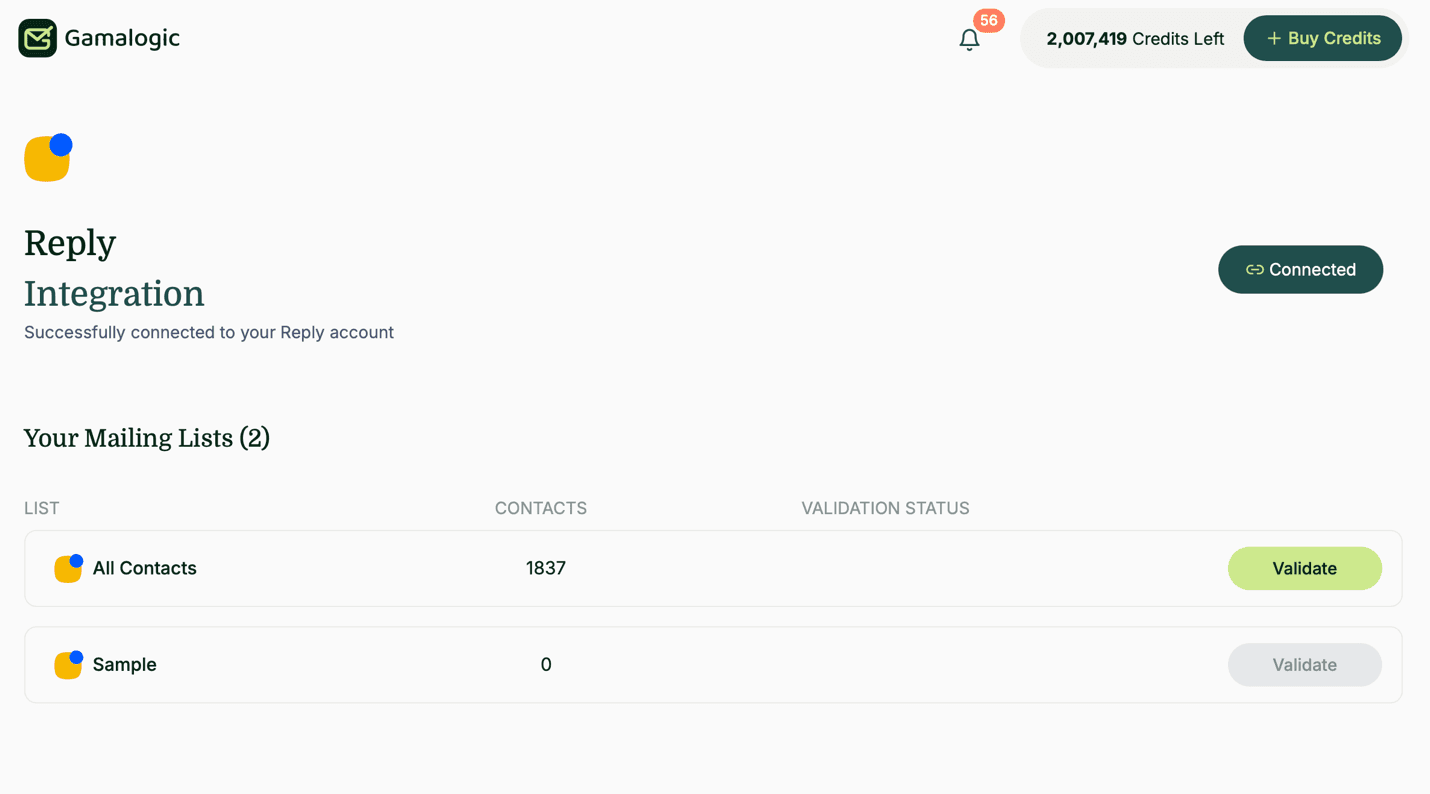 Reply.io Contacts